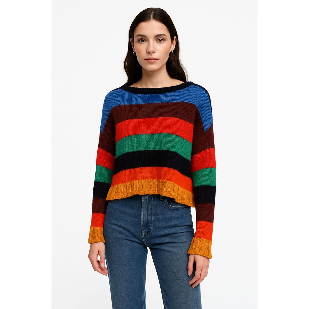 URBAN OUTFITTERS‎ Rainbow Striped Sweater Small